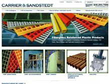 Tablet Screenshot of carriersandstedt.com